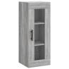 Stylish Grey Sonoma Highboard | 34.5x34x180 cm Engineered Wood