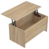 Sonoma Oak Coffee Table - 102x55.5 cm - Versatile Design