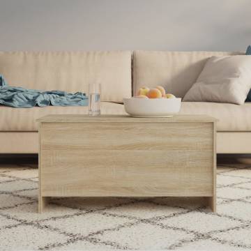 Sonoma Oak Coffee Table - 102x55.5 cm - Versatile Design