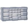 Multi-drawer Organiser with 22 Drawers 49x16x25.5 cm Colour grey Size 22 drawers Quantity in Package 1 Amount 