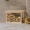 Firewood Rack 108x64.5x78 cm Solid Wood Pine Colour natural Size 108 x 64.5 x 78 cm 