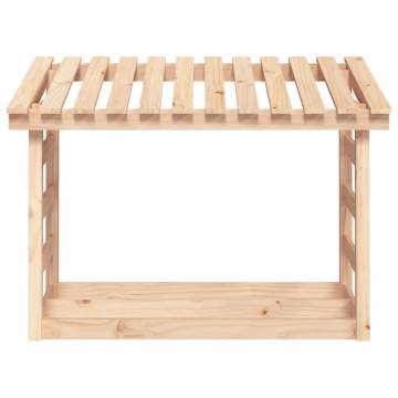 Firewood Rack - Solid Pine Wood 108x64.5x78 cm | Hipomarket