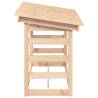 Firewood Rack - Solid Pine Wood 108x64.5x78 cm | Hipomarket