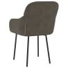 Elegant Dark Grey Velvet Dining Chairs - 2 pcs Set