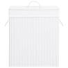 Bamboo Laundry Basket White 83 L - Stylish & Functional