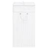 Bamboo Laundry Basket White 83 L - Stylish & Functional