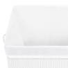 Bamboo Laundry Basket White 83 L - Stylish & Functional