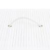 Bamboo Laundry Basket White 83 L - Stylish & Functional