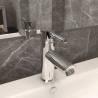 Bathroom Basin Faucet Chromed Finish 130x176 mm Colour chromed finish 