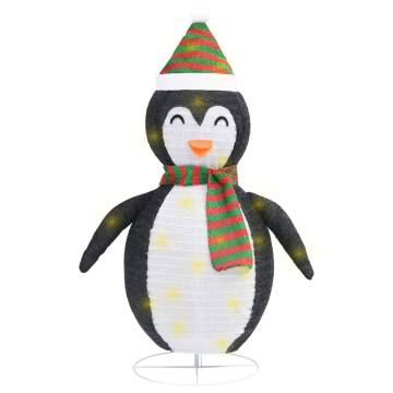 Luxury 120cm LED Christmas Snow Penguin Figure Decoration