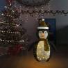 Luxury 120cm LED Christmas Snow Penguin Figure Decoration