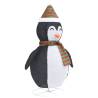 Luxury 120cm LED Christmas Snow Penguin Figure Decoration