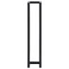 Stylish Black Iron Towel Rack - 12.5x12.5x60 cm