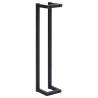 Stylish Black Iron Towel Rack - 12.5x12.5x60 cm