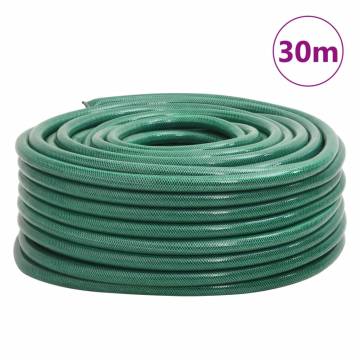 Durable 30m Green Garden Hose - PVC Irrigation Solution