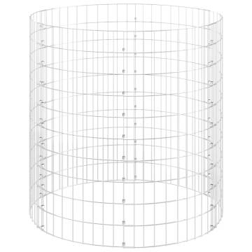 Circular Gabion Pole - Galvanised Steel Ø100x100 cm | Hipomarket