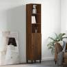 Highboard Brown Oak 34.5x34x180 cm Engineered Wood Colour brown oak Quantity in Package 1 Model 1 door 