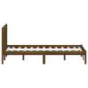 Honey Brown Bed Frame 120x190 cm | Solid Wood Small Double