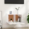 High Gloss White Wall Cabinet - Scandinavian Style | HipoMarket