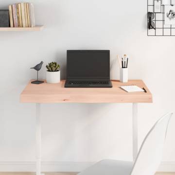 Table Top 80x60 cm - Untreated Solid Wood Oak for Custom Projects