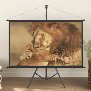 60" 16:9 Projection Screen with Tripod - Hipomarket