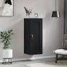 Wall Mounted Black Cabinet | 34.5x34x90 cm | Stylish Storage