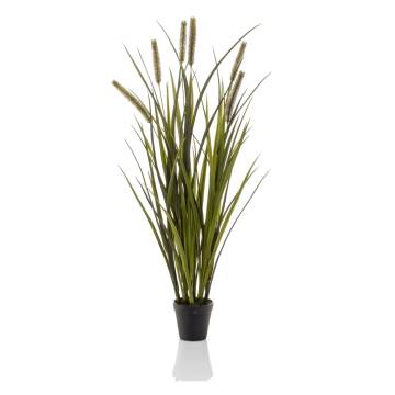 Emerald Cattails Grass 85 cm Pot - Realistic & Eco-Friendly