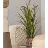 Emerald Cattails Grass 85 cm Pot - Realistic & Eco-Friendly