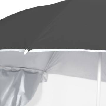 Beach Umbrella with Side Walls - Anthracite 215 cm