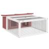 Rabbit Hutch Mocha - Solid Wood Pine | Hipomarket UK