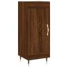 Stylish Highboard in Brown Oak - 34.5x34x180 cm