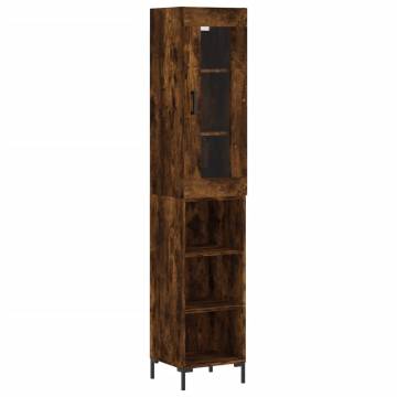 Highboard Smoked Oak - Elegant Storage Solutions | HipoMarket