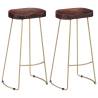 Gavin Bar Stools 2 pcs Solid Mango Wood Colour dark brown Size 45 x 40 x 78 cm Quantity in Package 2 Material solid mango wood 