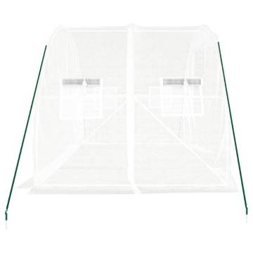 Greenhouse with Steel Frame White 3x2m | 6 m² - Hipomarket