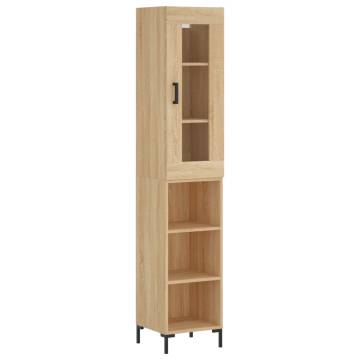 Highboard Sonoma Oak | Stylish Engineered Wood Storage - HipoMarket