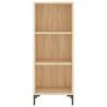 Highboard Sonoma Oak | Stylish Engineered Wood Storage - HipoMarket