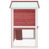 Outdoor Rabbit Hutch - 3 Doors Quality Red Wood