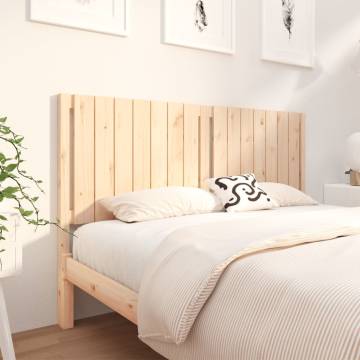 Stylish Solid Wood Pine Bed Headboard - 155.5x4x100 cm