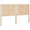 Stylish Solid Wood Pine Bed Headboard - 155.5x4x100 cm