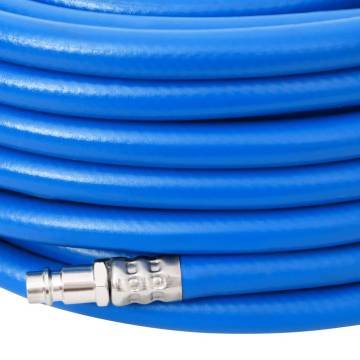 Durable Blue Air Hose 0.7" 100m - PVC for Compressors