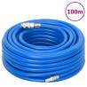 Durable Blue Air Hose 0.7" 100m - PVC for Compressors