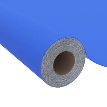 Self-Adhesive High Gloss Blue Furniture Film - 500x90 cm PVC