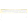 Badminton Net Yellow and Black - 600x155 cm PE Fabric