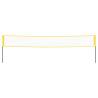 Badminton Net Yellow and Black - 600x155 cm PE Fabric