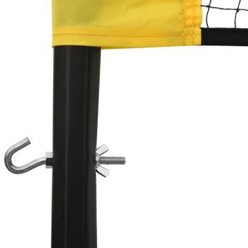 Badminton Net Yellow and Black - 600x155 cm PE Fabric