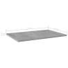 Bookshelf Boards 4 pcs in Concrete Grey - Stylish & Functional