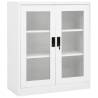 Office Cabinet White 90x40x105 cm Steel Colour white Size 90 x 40 x 105 cm Quantity in Package 1 Number of 