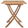 Folding Garden Table 120x70 cm Solid Teak Wood - Durable & Stylish