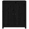 Black Pine Sideboard - 70x35x80 cm | Stylish Storage Solution