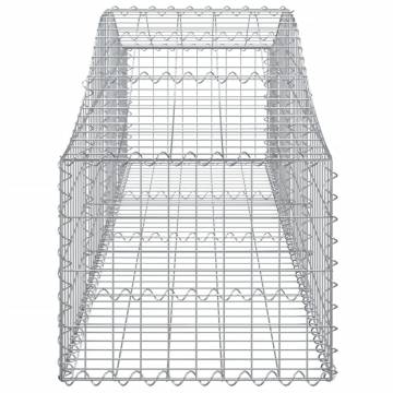 Arched Gabion Baskets 2 pcs - Garden Barriers | HipoMarket